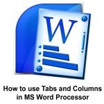 tabs-and-columns-in-word-processor